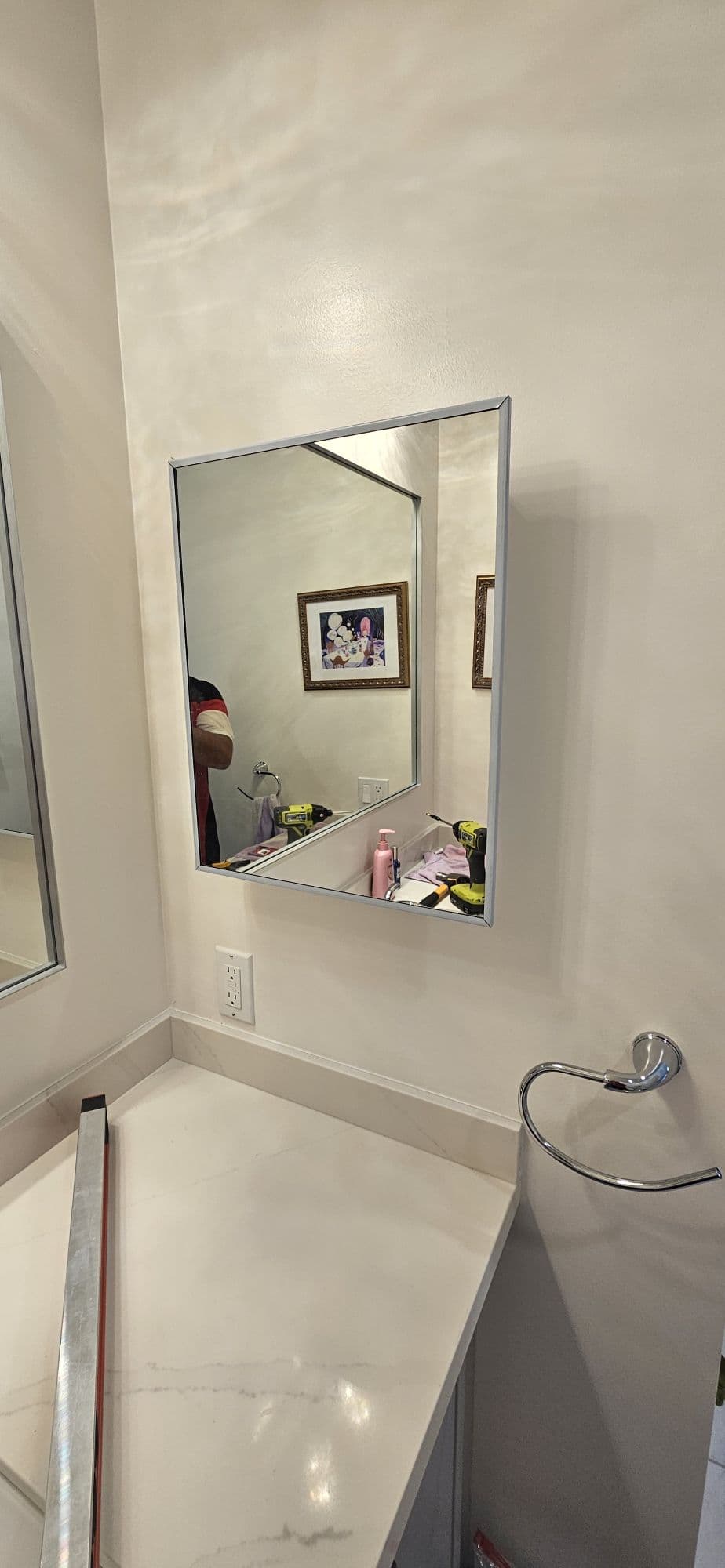 Large Mirror Hanging